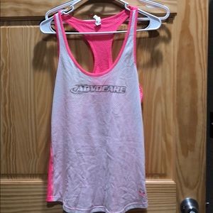 Mesh under armour tank top